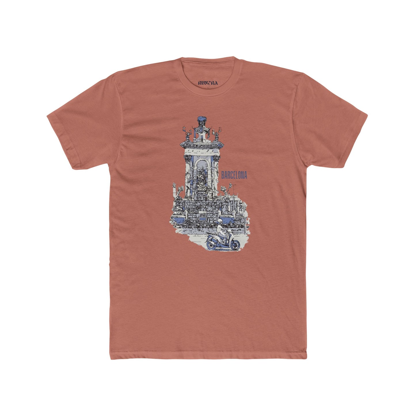 Barcelona Graphic Tee, Unisex Cotton Crew Shirt, Casual Wear, Travel Souvenir, Gift for Travelers, Streetwear, Vacation Apparel