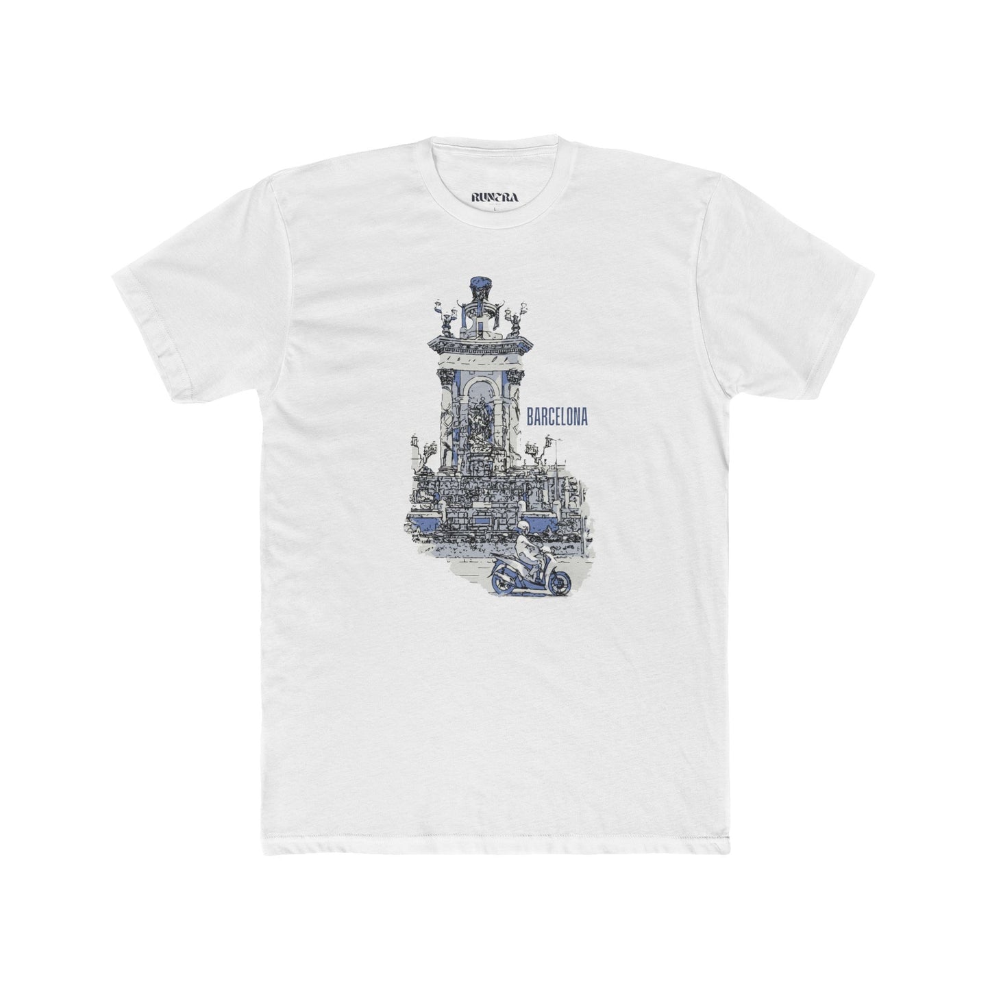 Barcelona Graphic Tee, Unisex Cotton Crew Shirt, Casual Wear, Travel Souvenir, Gift for Travelers, Streetwear, Vacation Apparel