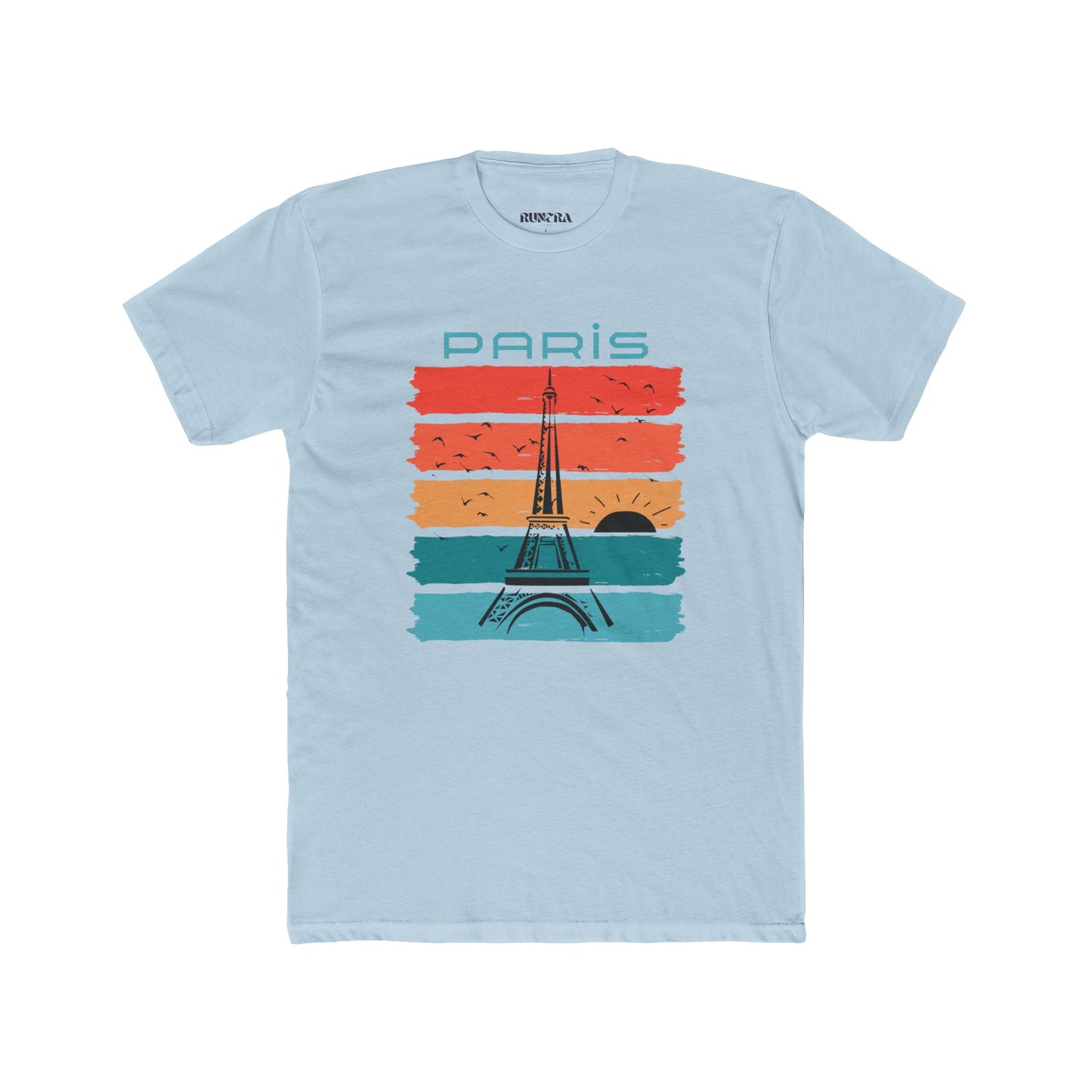 Paris Vintage Graphic Tee for Travelers, Unisex Cotton Crew T-Shirt, Paris Lover Shirt, Travel Gift, Adventure Apparel