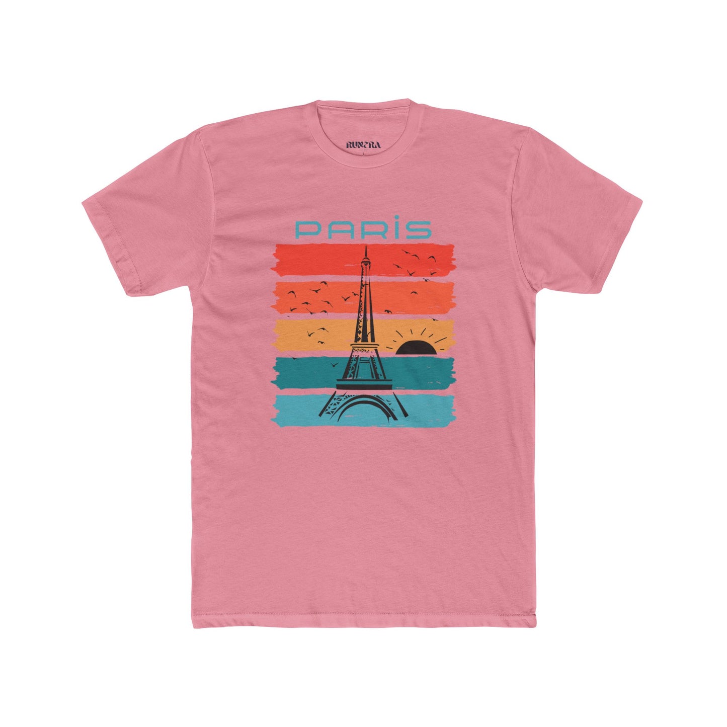 Paris Vintage Graphic Tee for Travelers, Unisex Cotton Crew T-Shirt, Paris Lover Shirt, Travel Gift, Adventure Apparel