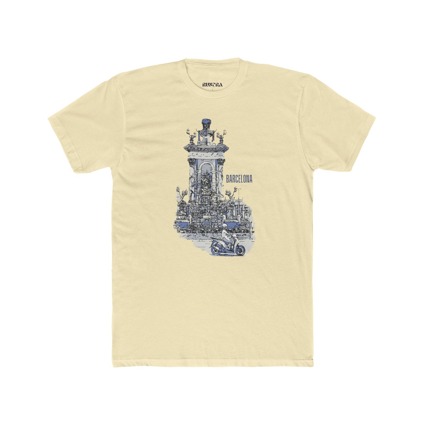 Barcelona Graphic Tee, Unisex Cotton Crew Shirt, Casual Wear, Travel Souvenir, Gift for Travelers, Streetwear, Vacation Apparel