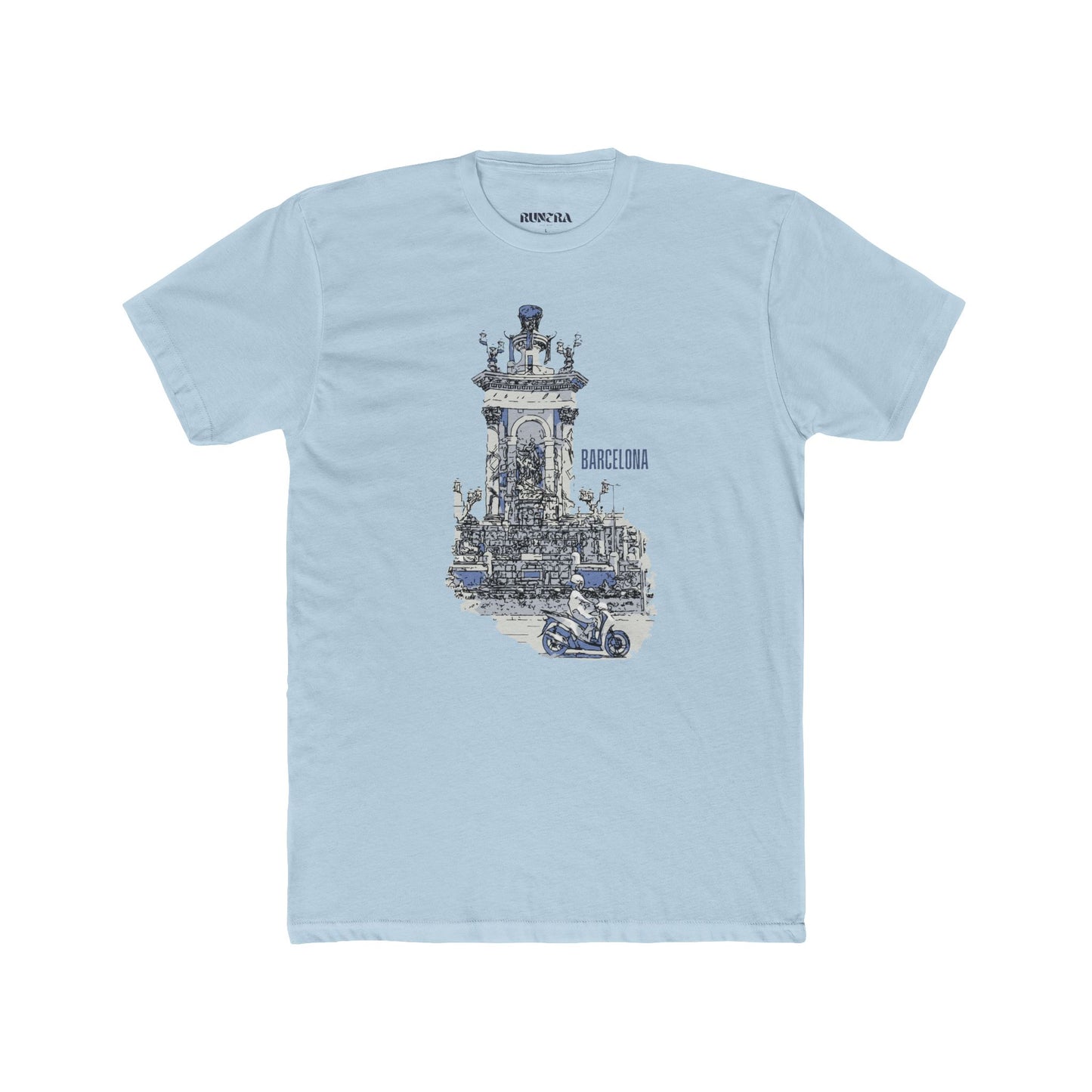 Barcelona Graphic Tee, Unisex Cotton Crew Shirt, Casual Wear, Travel Souvenir, Gift for Travelers, Streetwear, Vacation Apparel