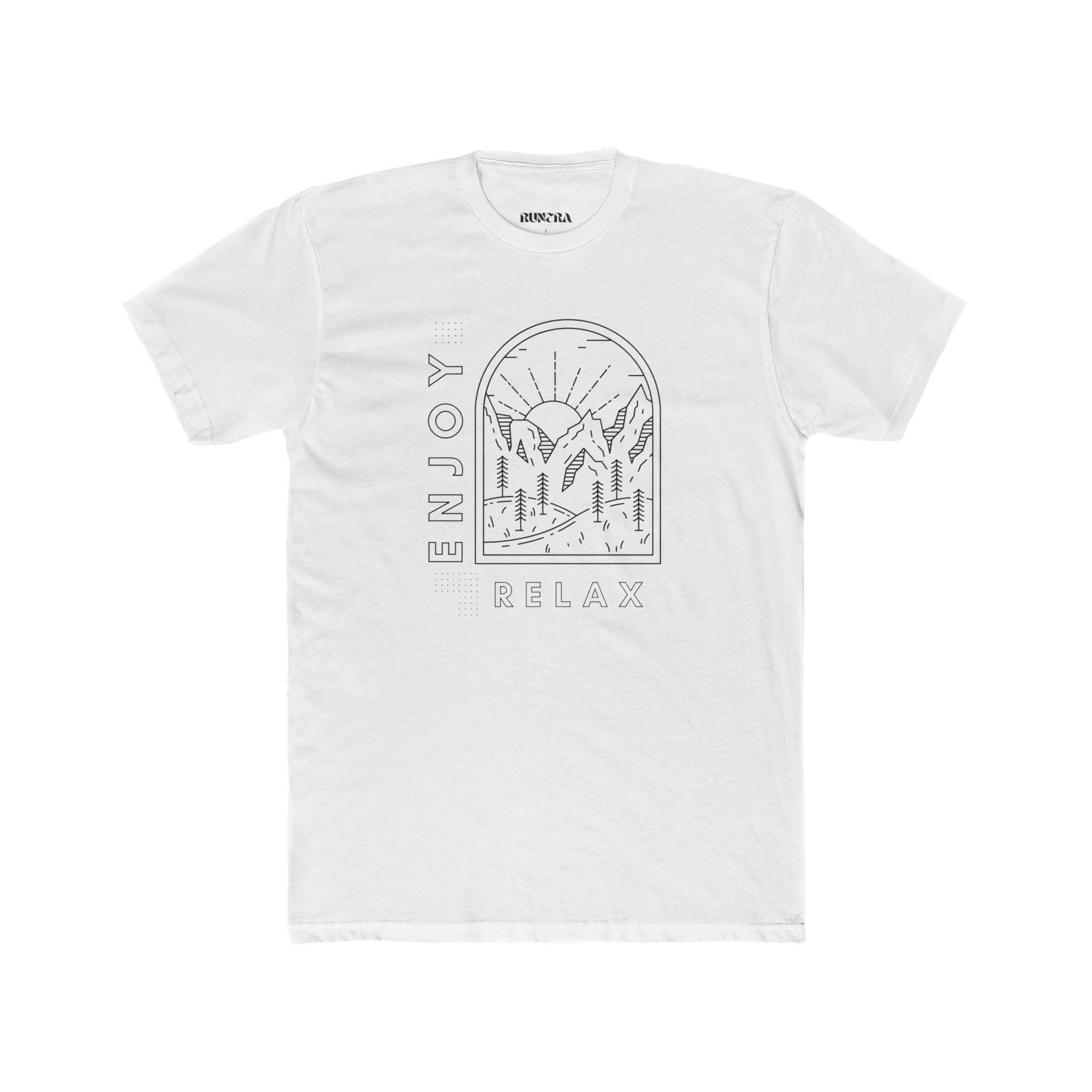 Unisex Relaxation Graphic Tee, Enjoy Relax Shirt, Nature Lover Shirt, Gift for Him or Her, Casual Everyday Wear