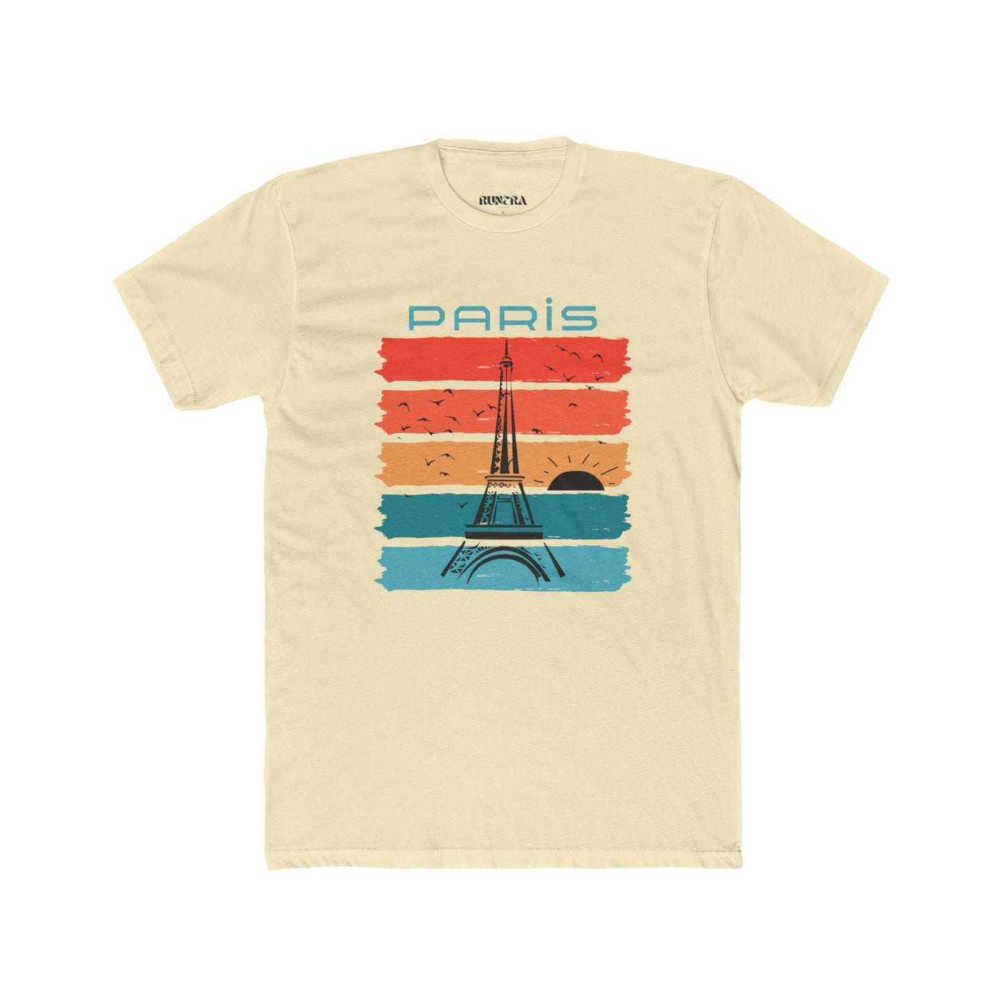 Paris Vintage Graphic Tee for Travelers, Unisex Cotton Crew T-Shirt, Paris Lover Shirt, Travel Gift, Adventure Apparel