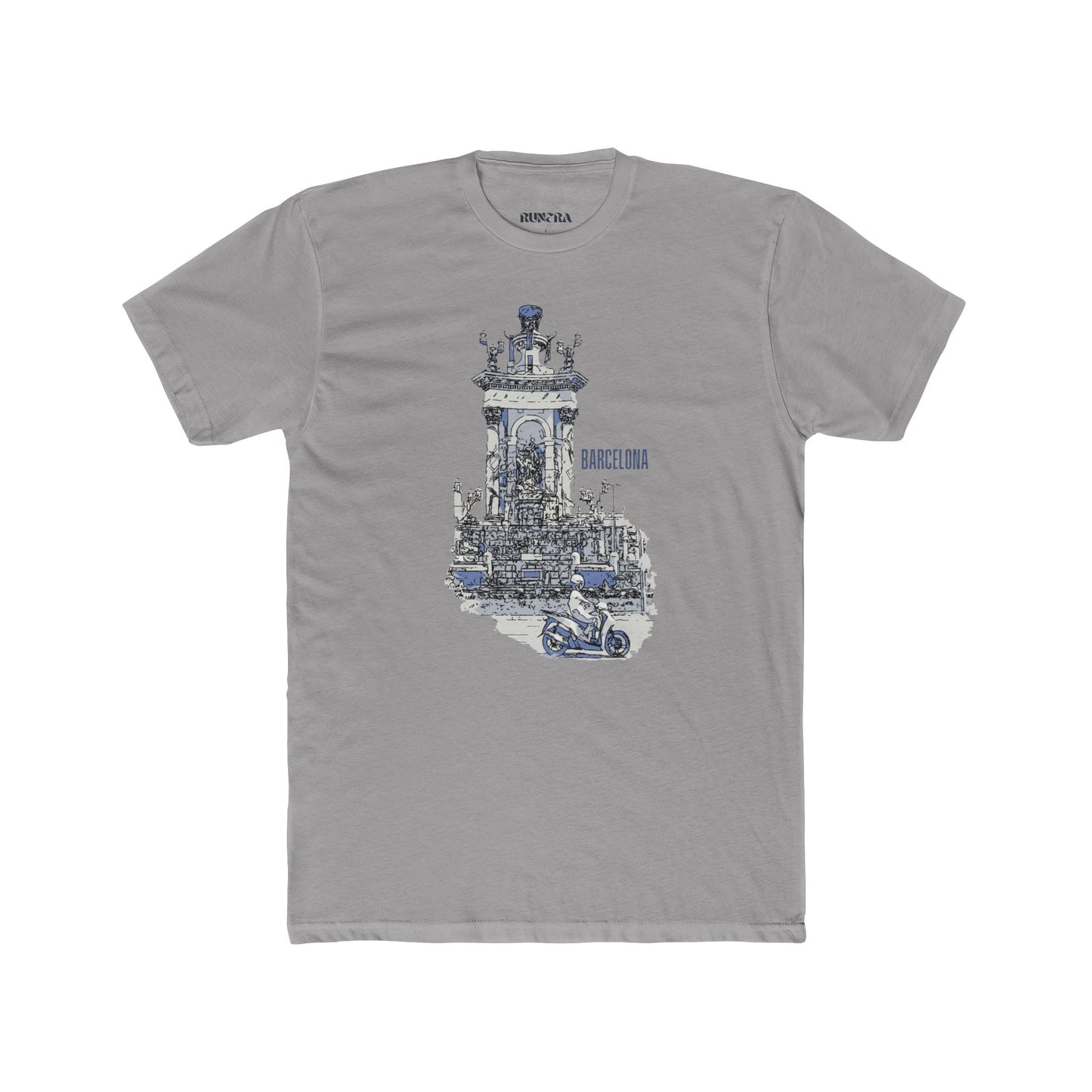 Barcelona Graphic Tee, Unisex Cotton Crew Shirt, Casual Wear, Travel Souvenir, Gift for Travelers, Streetwear, Vacation Apparel