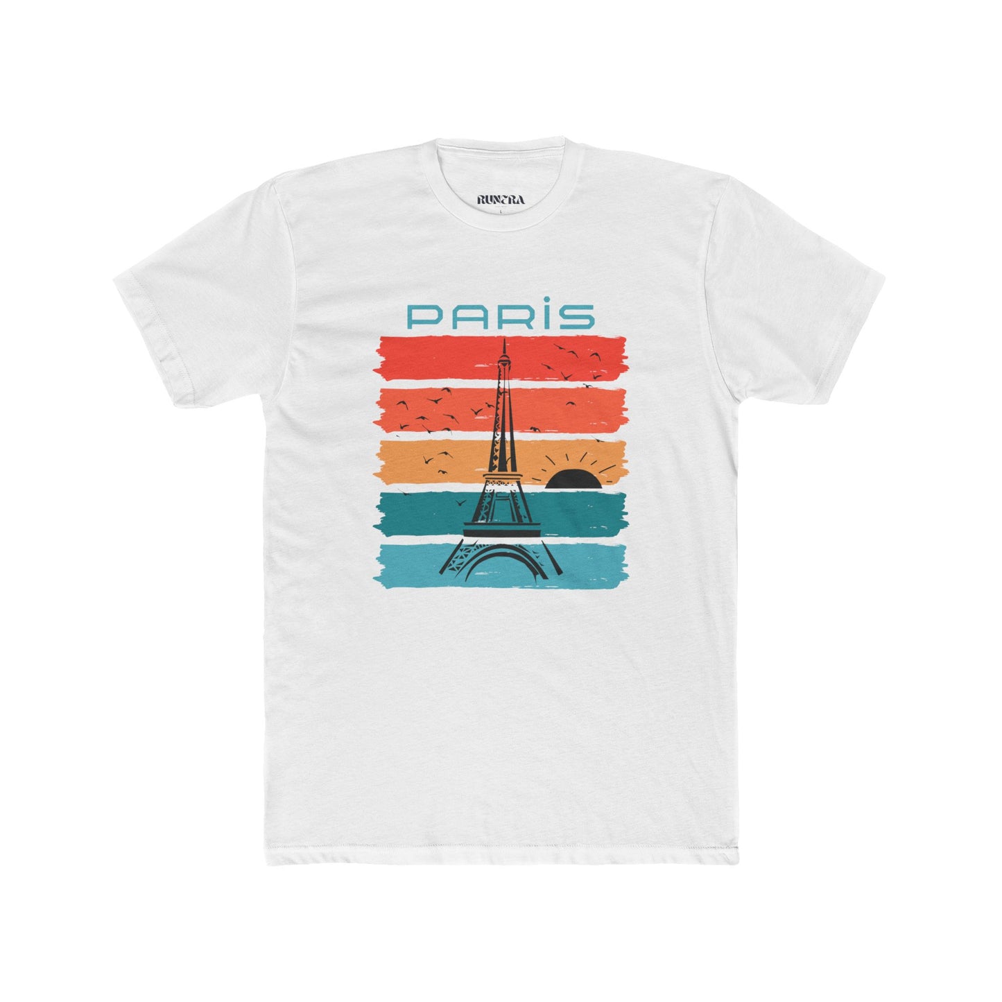 Paris Vintage Graphic Tee for Travelers, Unisex Cotton Crew T-Shirt, Paris Lover Shirt, Travel Gift, Adventure Apparel