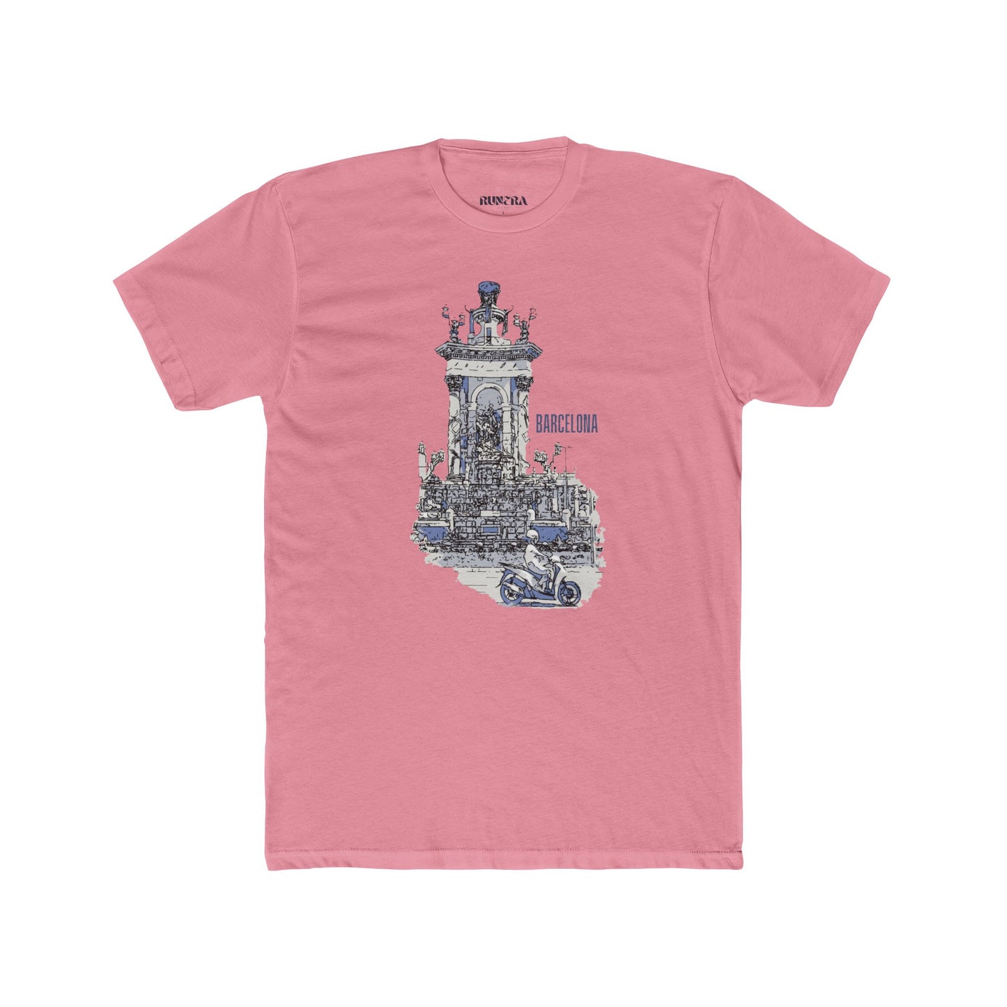 Barcelona Graphic Tee, Unisex Cotton Crew Shirt, Casual Wear, Travel Souvenir, Gift for Travelers, Streetwear, Vacation Apparel