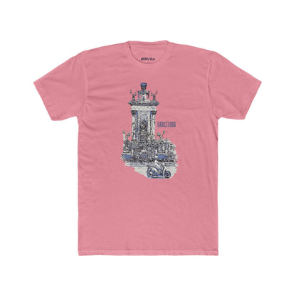 Barcelona Graphic Tee, Unisex Cotton Crew Shirt, Casual Wear, Travel Souvenir, Gift for Travelers, Streetwear, Vacation Apparel