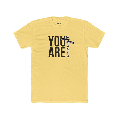 Inspirational Unisex Cotton Crew Tee - You Are Enough, Motivational Shirt, Gift for Friends, Positive Affirmation Apparel, Everyday Wear