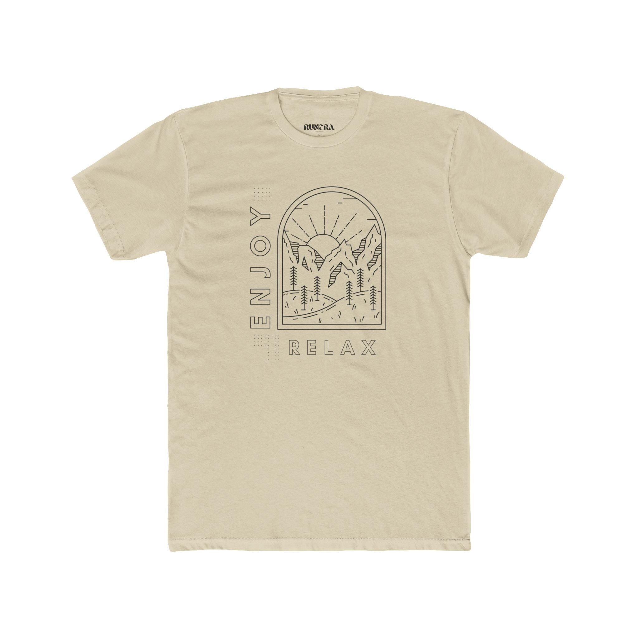 Unisex Relaxation Graphic Tee, Enjoy Relax Shirt, Nature Lover Shirt, Gift for Him or Her, Casual Everyday Wear