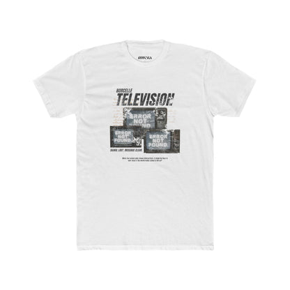 Retro Graphic Tee, Vintage Television Shirt, Casual Unisex Tee, Gifts for TV Lovers, Nostalgia T-Shirt, Comfortable Crew Neck