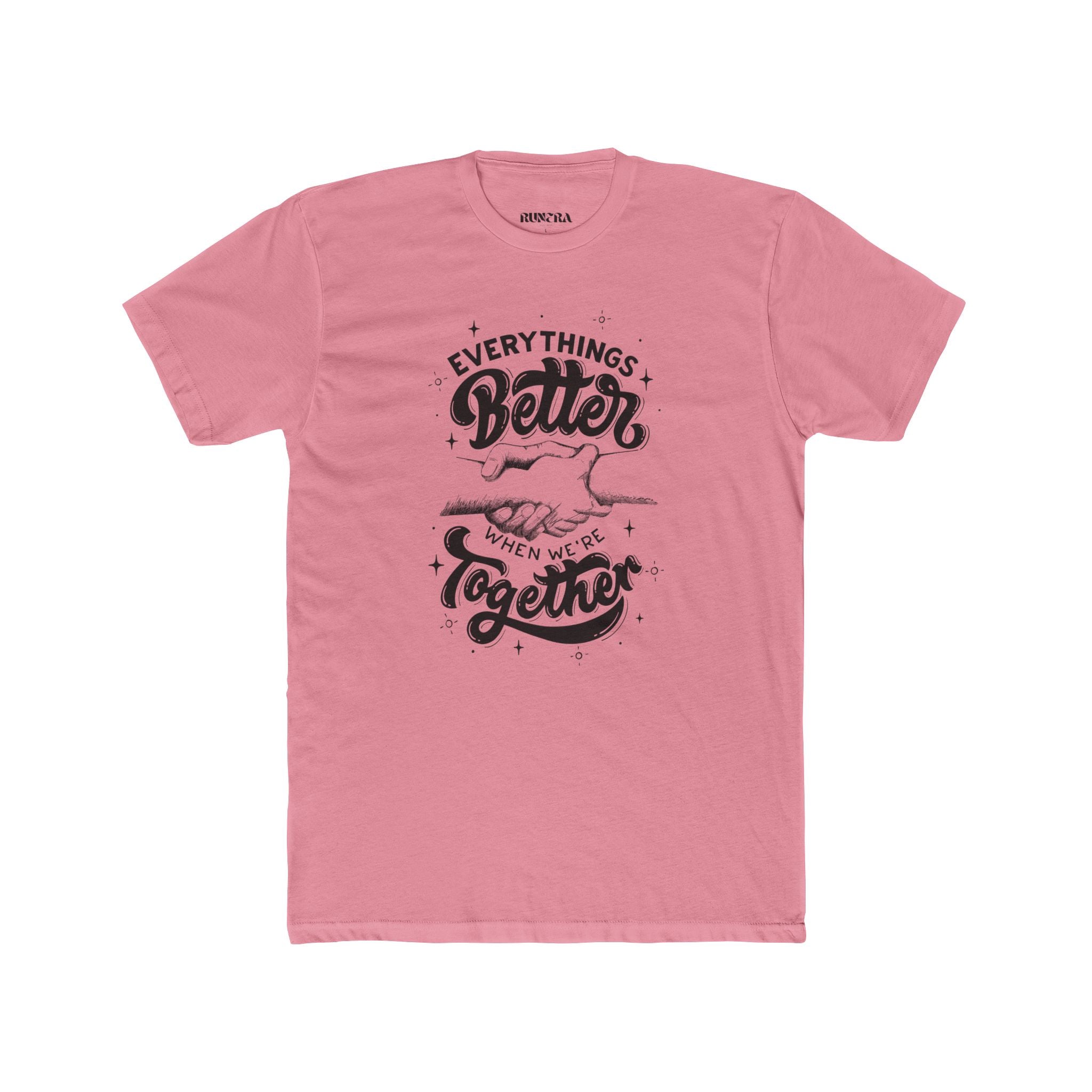 Everything's Better Together Unisex Cotton Crew Tee, Casual T-shirt, Gift for Friends, Family Reunion Shirt, Inspirational Tops