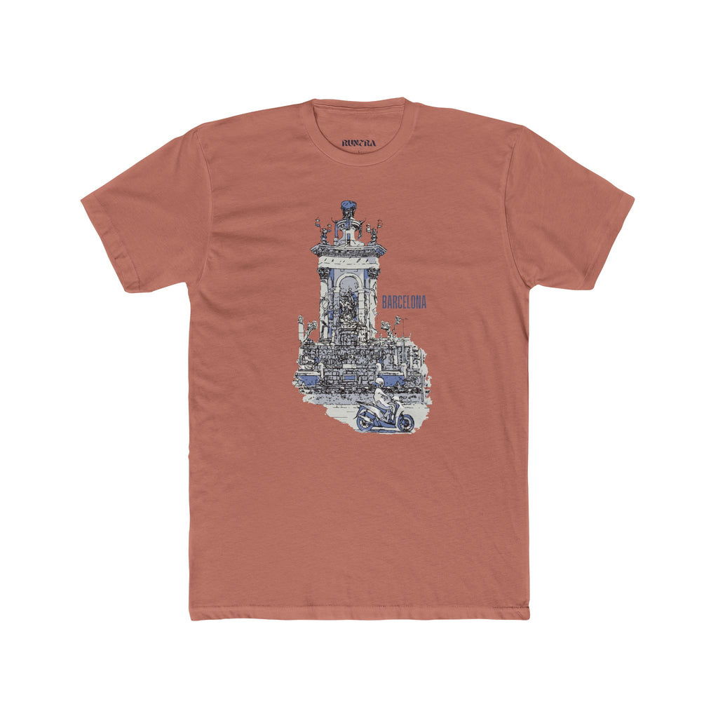Barcelona Graphic Tee, Unisex Cotton Crew Shirt, Casual Wear, Travel Souvenir, Gift for Travelers, Streetwear, Vacation Apparel