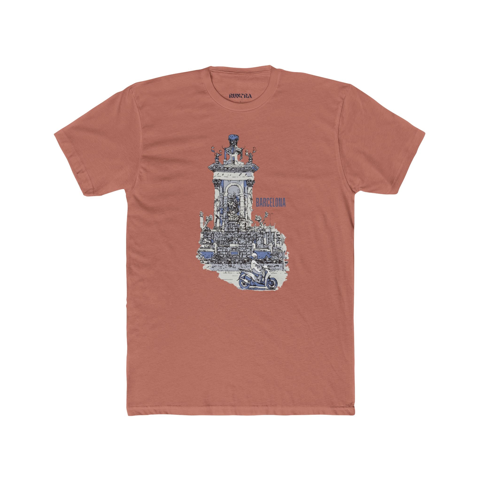 Barcelona Graphic Tee, Unisex Cotton Crew Shirt, Casual Wear, Travel Souvenir, Gift for Travelers, Streetwear, Vacation Apparel