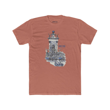 Barcelona Graphic Tee, Unisex Cotton Crew Shirt, Casual Wear, Travel Souvenir, Gift for Travelers, Streetwear, Vacation Apparel