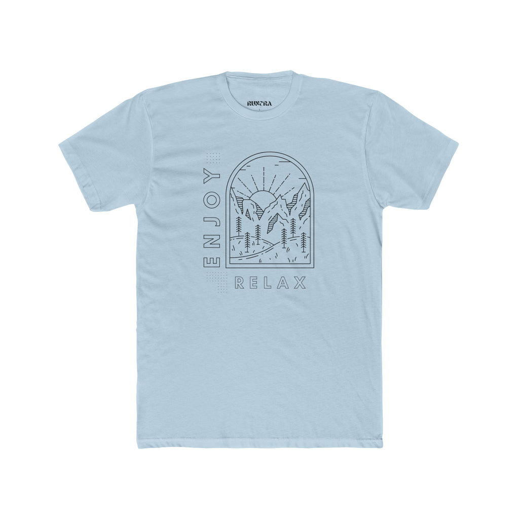 Unisex Relaxation Graphic Tee, Enjoy Relax Shirt, Nature Lover Shirt, Gift for Him or Her, Casual Everyday Wear