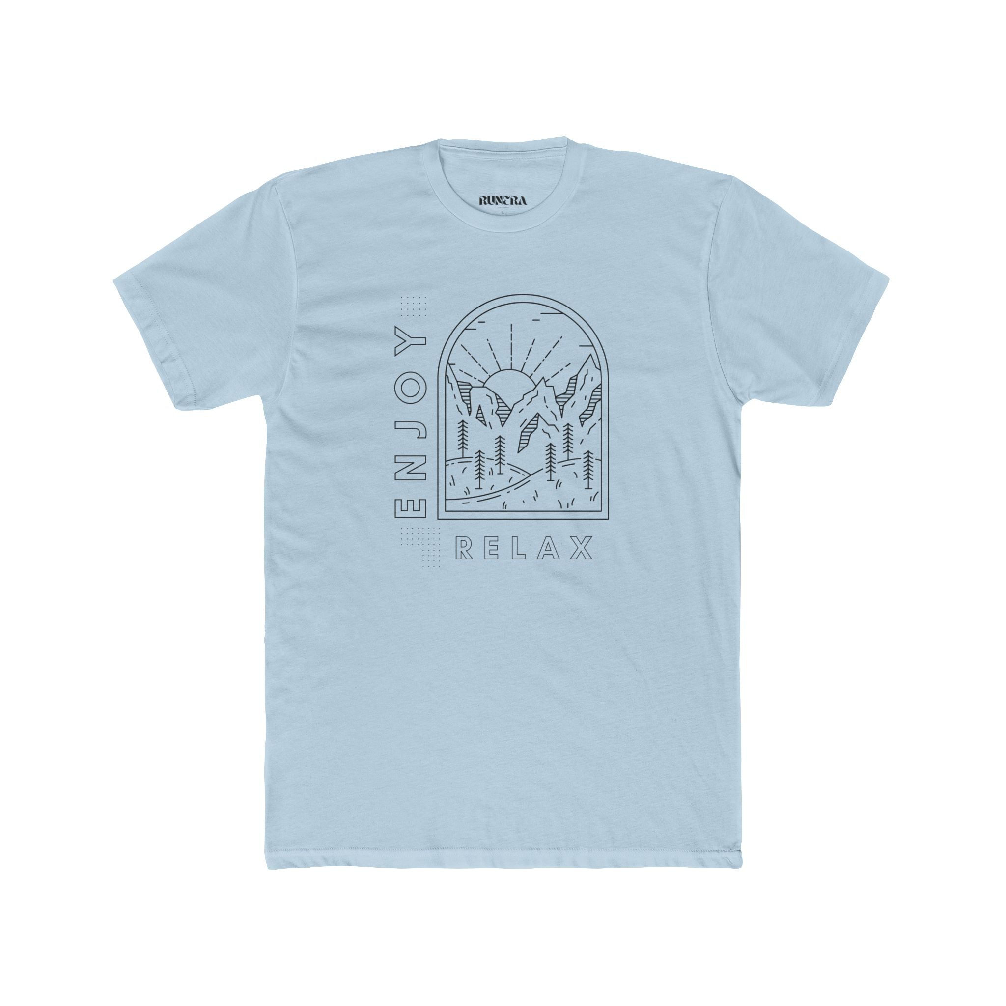 Unisex Relaxation Graphic Tee, Enjoy Relax Shirt, Nature Lover Shirt, Gift for Him or Her, Casual Everyday Wear