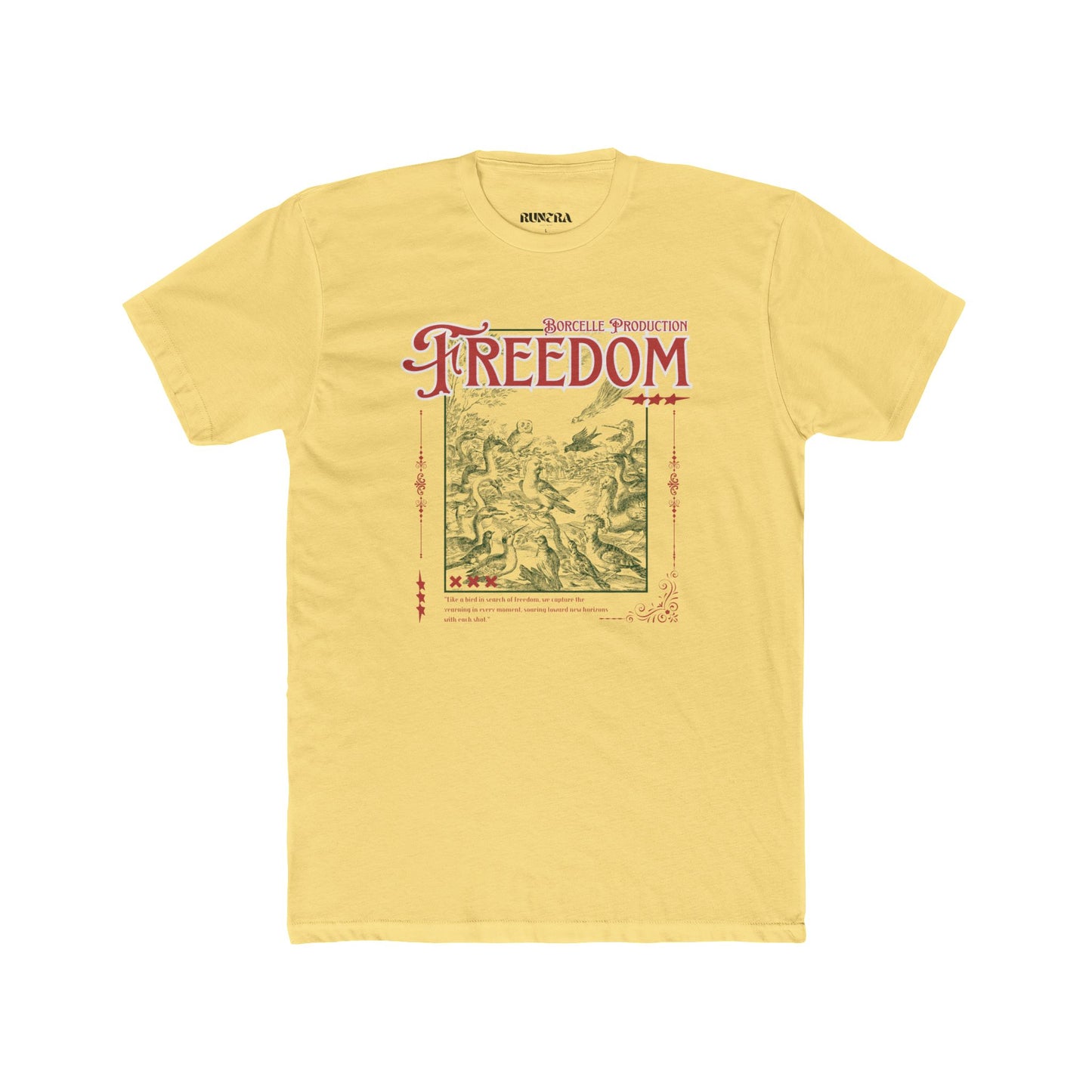 Freedom Graphic Unisex Cotton Tee, Inspirational T-Shirt, Casual Wear, Gift for Friends, Freedom Lover's Apparel