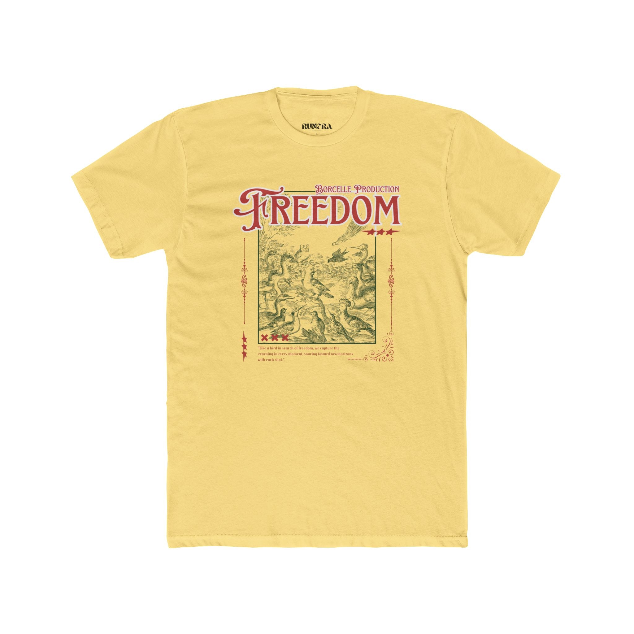 Freedom Graphic Unisex Cotton Tee, Inspirational T-Shirt, Casual Wear, Gift for Friends, Freedom Lover's Apparel