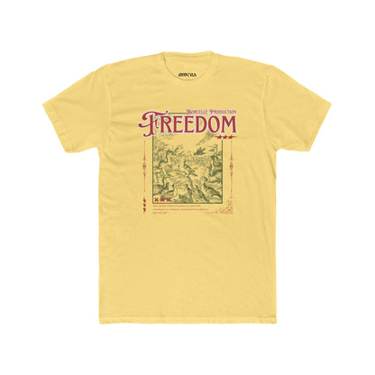Freedom Graphic Unisex Cotton Tee, Inspirational T-Shirt, Casual Wear, Gift for Friends, Freedom Lover's Apparel