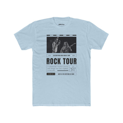 Retro Rock Tour Unisex Cotton Crew Tee, Music Lover Gift, Concert Shirt, Vintage Style Tee, Casual Wear, Festival Apparel