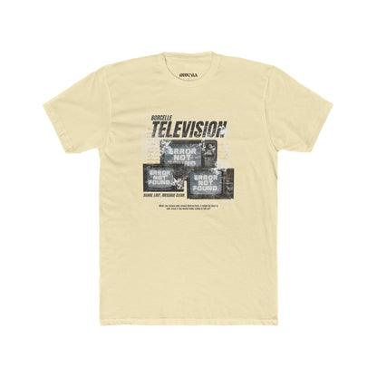Retro Graphic Tee, Vintage Television Shirt, Casual Unisex Tee, Gifts for TV Lovers, Nostalgia T-Shirt, Comfortable Crew Neck