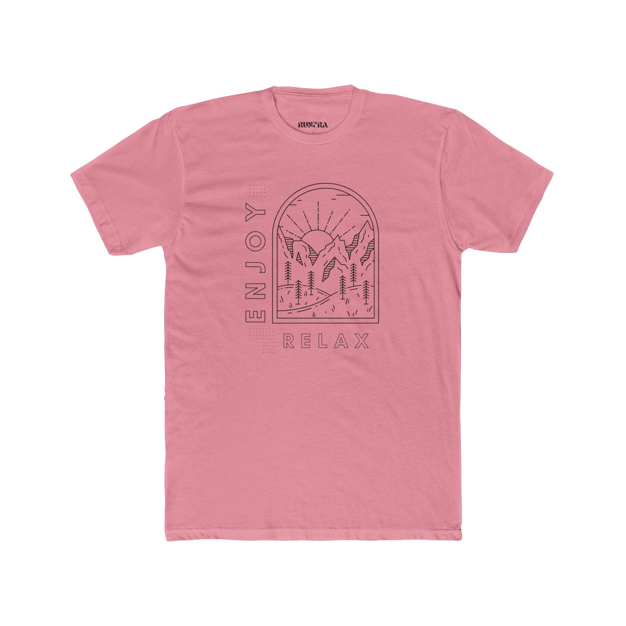 Unisex Relaxation Graphic Tee, Enjoy Relax Shirt, Nature Lover Shirt, Gift for Him or Her, Casual Everyday Wear