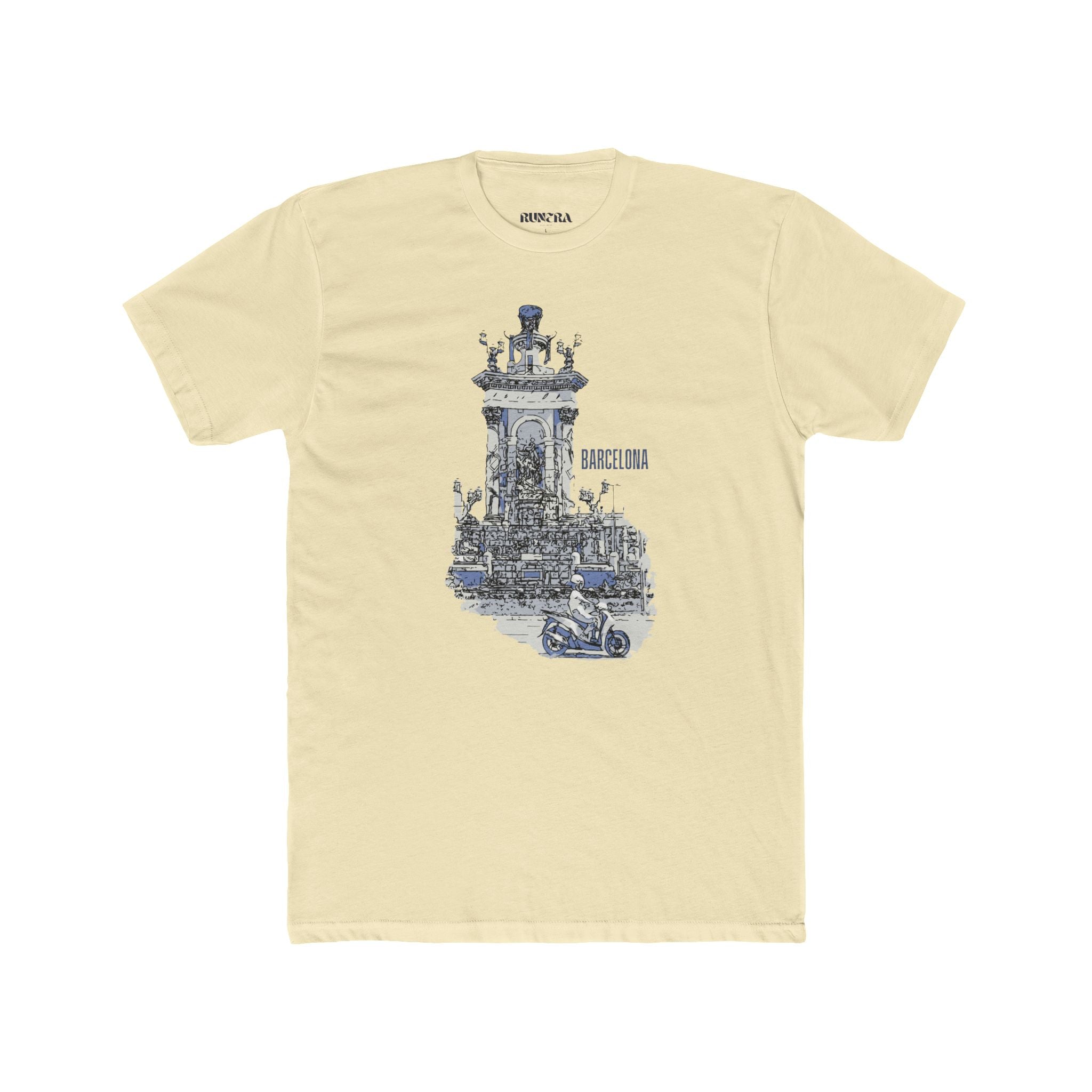 Barcelona Graphic Tee, Unisex Cotton Crew Shirt, Casual Wear, Travel Souvenir, Gift for Travelers, Streetwear, Vacation Apparel