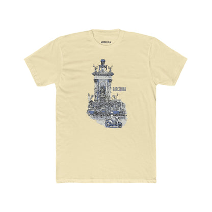 Barcelona Graphic Tee, Unisex Cotton Crew Shirt, Casual Wear, Travel Souvenir, Gift for Travelers, Streetwear, Vacation Apparel