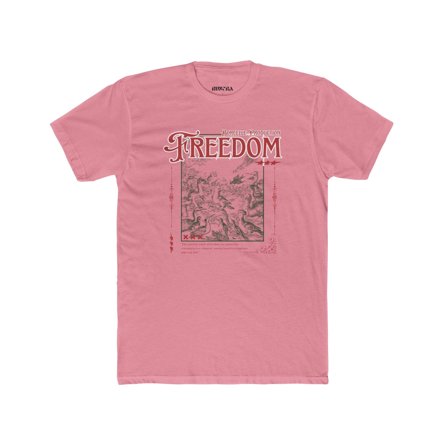 Freedom Graphic Unisex Cotton Tee, Inspirational T-Shirt, Casual Wear, Gift for Friends, Freedom Lover's Apparel