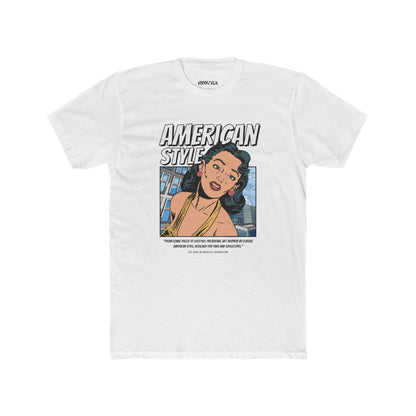 Vintage American Style Tee, Retro Graphic T-Shirt, Unisex Casual Wear, Gift for Her, Birthday Gift, Americana Fashion