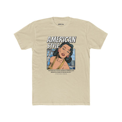 Vintage American Style Tee, Retro Graphic T-Shirt, Unisex Casual Wear, Gift for Her, Birthday Gift, Americana Fashion