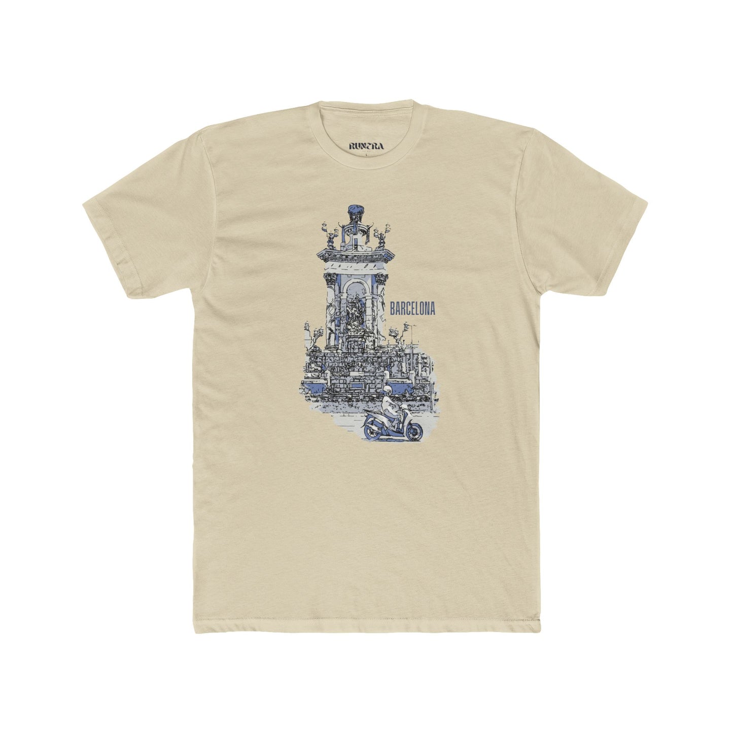 Barcelona Graphic Tee, Unisex Cotton Crew Shirt, Casual Wear, Travel Souvenir, Gift for Travelers, Streetwear, Vacation Apparel