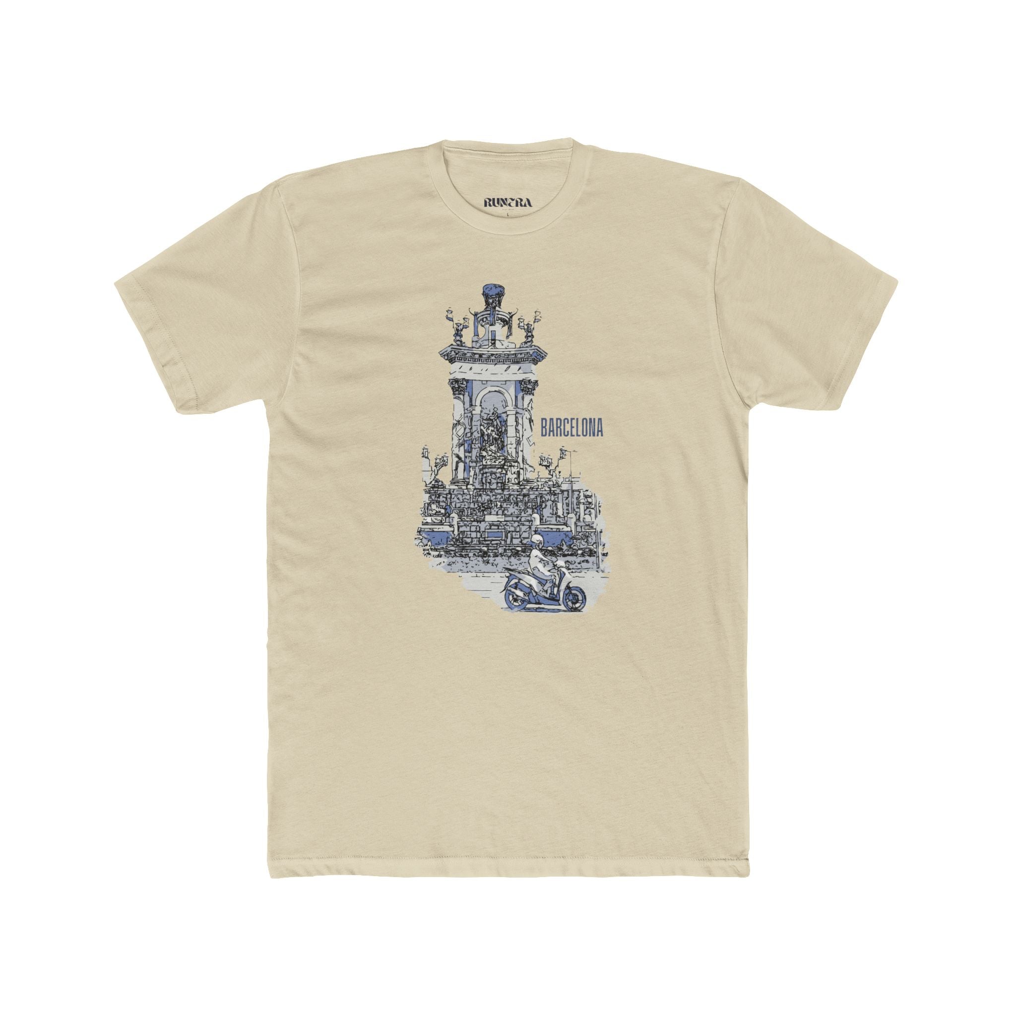 Barcelona Graphic Tee, Unisex Cotton Crew Shirt, Casual Wear, Travel Souvenir, Gift for Travelers, Streetwear, Vacation Apparel