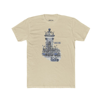 Barcelona Graphic Tee, Unisex Cotton Crew Shirt, Casual Wear, Travel Souvenir, Gift for Travelers, Streetwear, Vacation Apparel