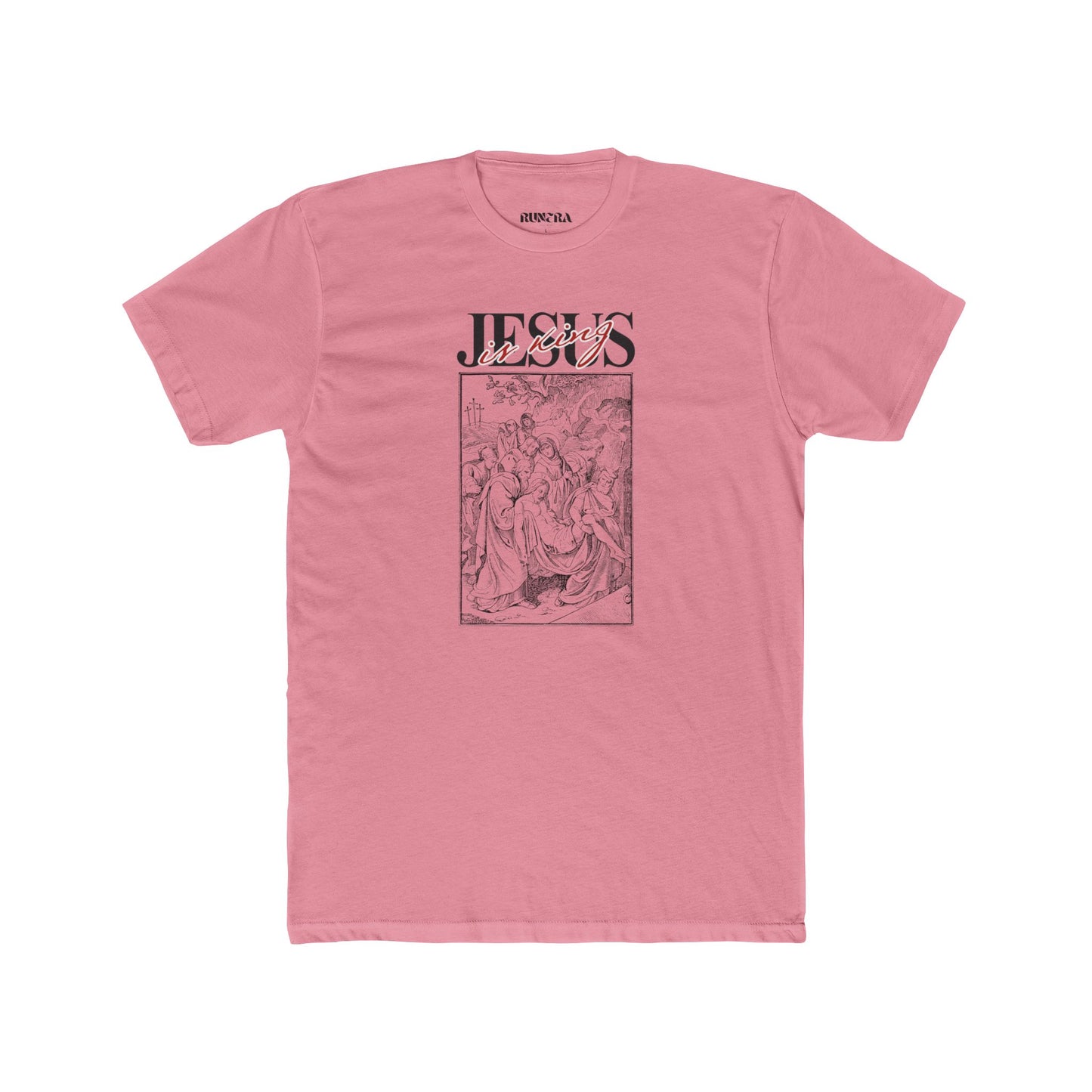 Faith-Inspired Unisex Cotton Crew Tee, Inspirational Gift, Casual Wear, Church Outing, Summer Outfit, Religious Apparel