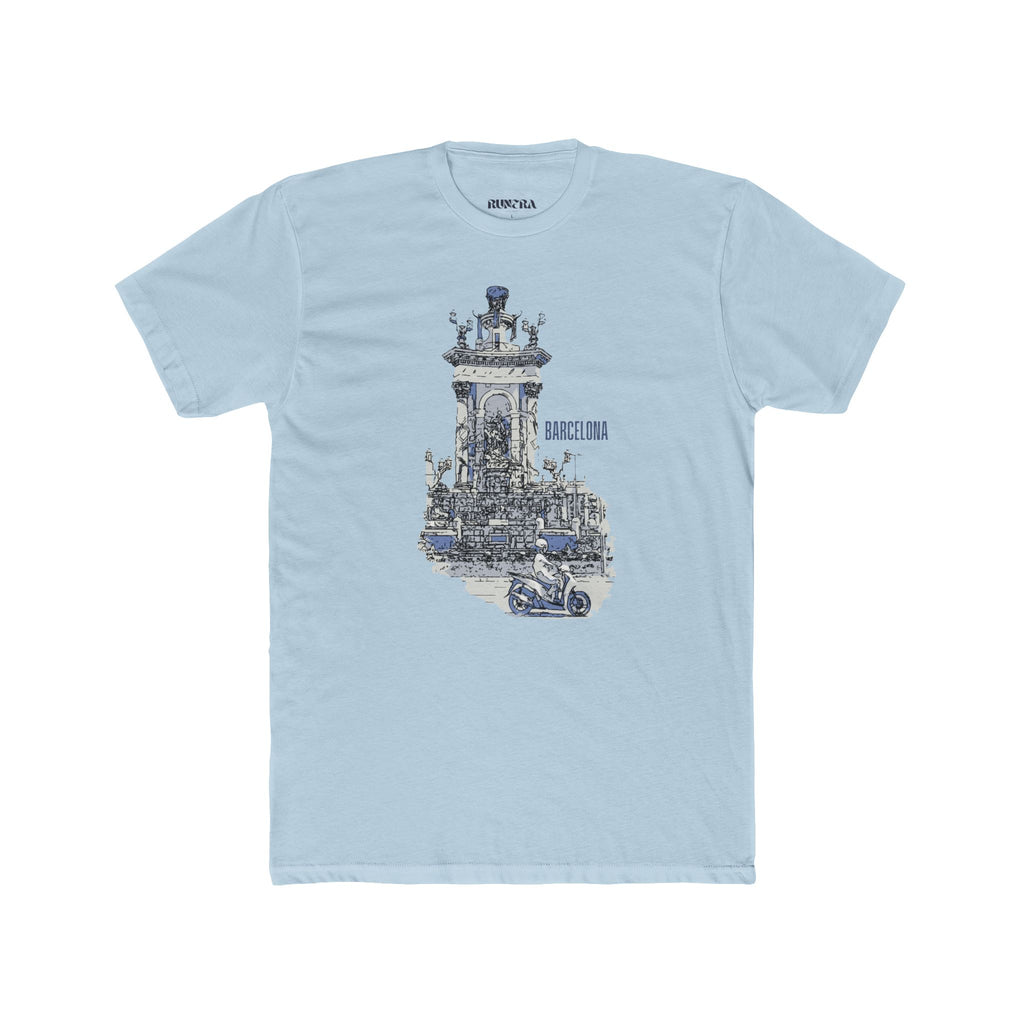 Barcelona Graphic Tee, Unisex Cotton Crew Shirt, Casual Wear, Travel Souvenir, Gift for Travelers, Streetwear, Vacation Apparel
