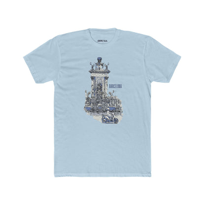 Barcelona Graphic Tee, Unisex Cotton Crew Shirt, Casual Wear, Travel Souvenir, Gift for Travelers, Streetwear, Vacation Apparel