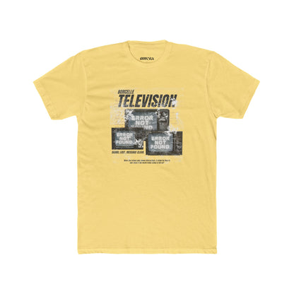 Retro Graphic Tee, Vintage Television Shirt, Casual Unisex Tee, Gifts for TV Lovers, Nostalgia T-Shirt, Comfortable Crew Neck