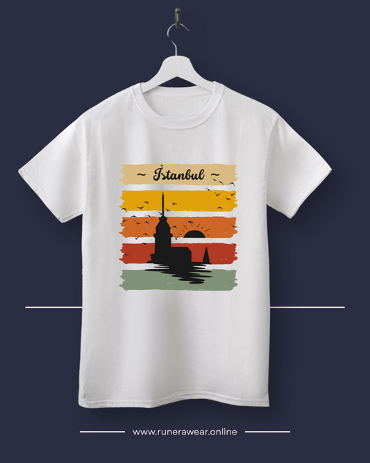 Retro Istanbul Graphic Unisex Tee, Travel Shirt, Gift for Travelers, Adventure Apparel, City Pride