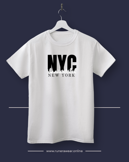 NYC Unisex Cotton Crew Tee - Stylish Urban Apparel, Perfect for City Lovers, Travel Gifts, Casual Wear, Summer Outfits, Everyday Style