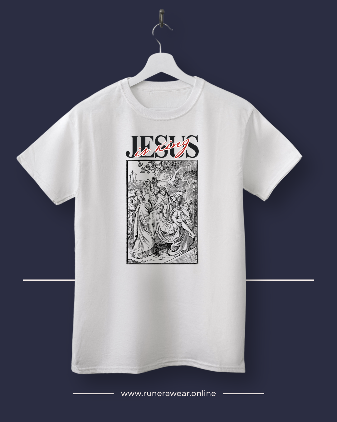 Faith-Inspired Unisex Cotton Crew Tee, Inspirational Gift, Casual Wear, Church Outing, Summer Outfit, Religious Apparel