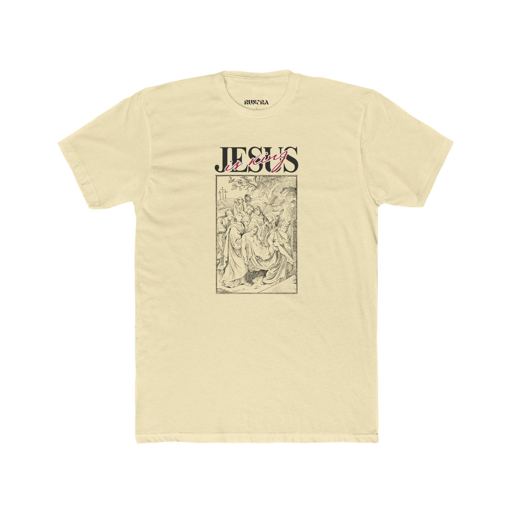 Faith-Inspired Unisex Cotton Crew Tee, Inspirational Gift, Casual Wear, Church Outing, Summer Outfit, Religious Apparel