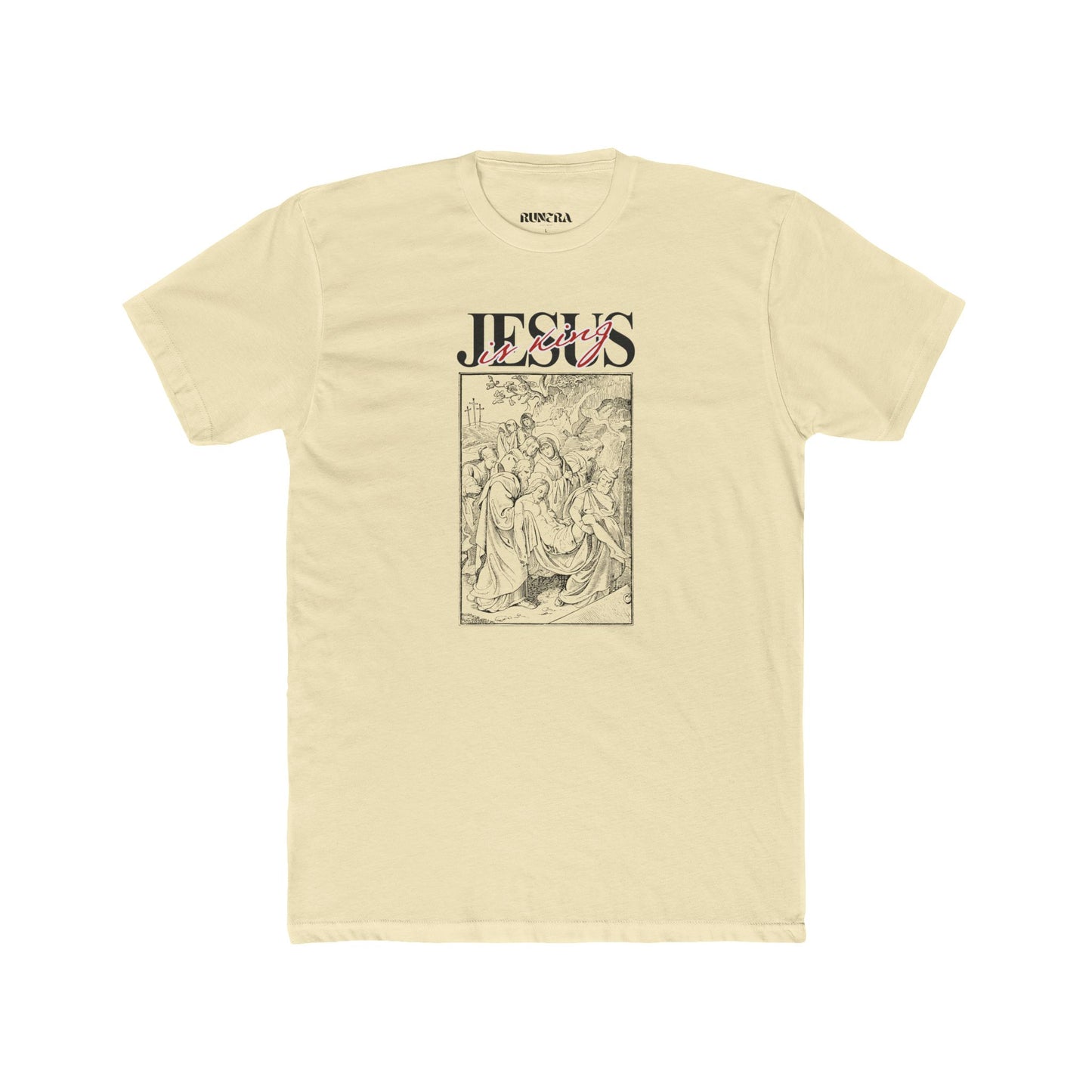 Faith-Inspired Unisex Cotton Crew Tee, Inspirational Gift, Casual Wear, Church Outing, Summer Outfit, Religious Apparel
