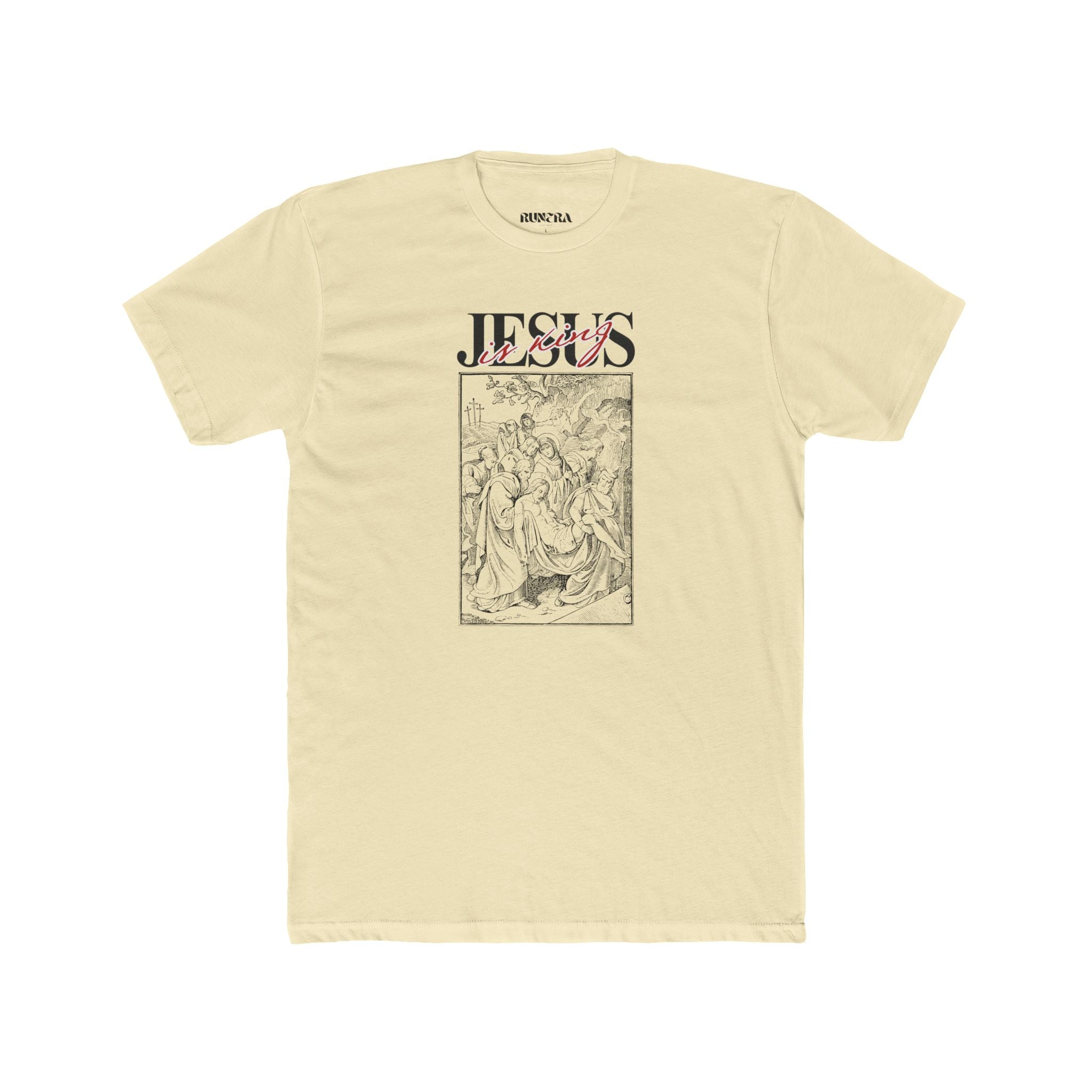 Faith-Inspired Unisex Cotton Crew Tee, Inspirational Gift, Casual Wear, Church Outing, Summer Outfit, Religious Apparel
