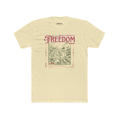Freedom Graphic Unisex Cotton Tee, Inspirational T-Shirt, Casual Wear, Gift for Friends, Freedom Lover's Apparel