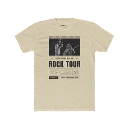 Retro Rock Tour Unisex Cotton Crew Tee, Music Lover Gift, Concert Shirt, Vintage Style Tee, Casual Wear, Festival Apparel