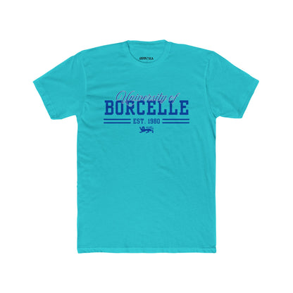 Unisex Cotton Crew Tee with University of Borcelle Est. 1980 Design, College Apparel, Casual Wear, Graduation Gift, University Merchandise