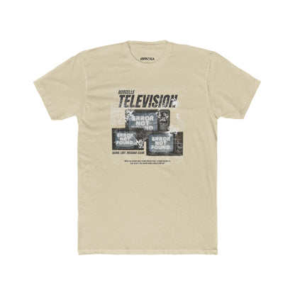 Retro Graphic Tee, Vintage Television Shirt, Casual Unisex Tee, Gifts for TV Lovers, Nostalgia T-Shirt, Comfortable Crew Neck