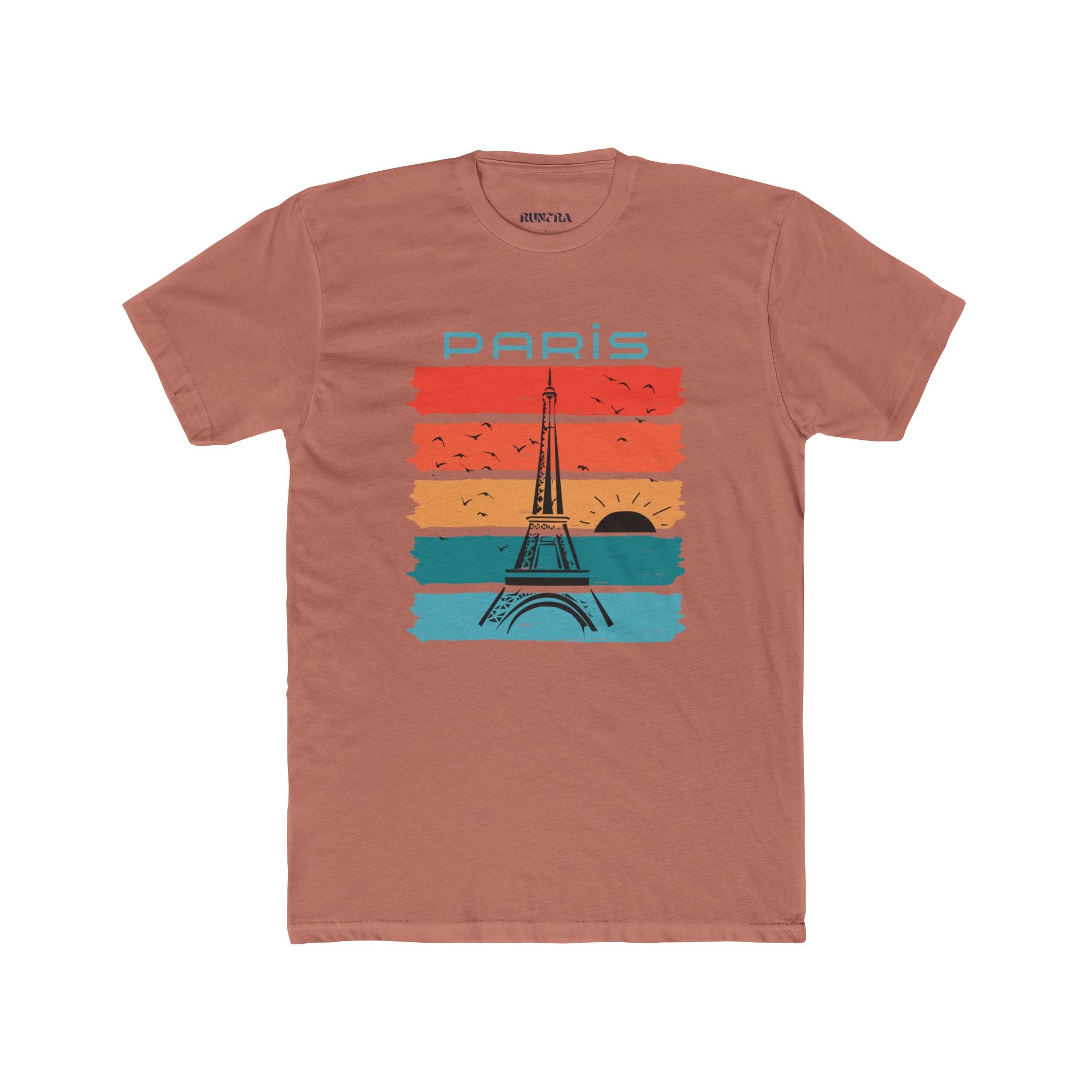 Paris Vintage Graphic Tee for Travelers, Unisex Cotton Crew T-Shirt, Paris Lover Shirt, Travel Gift, Adventure Apparel